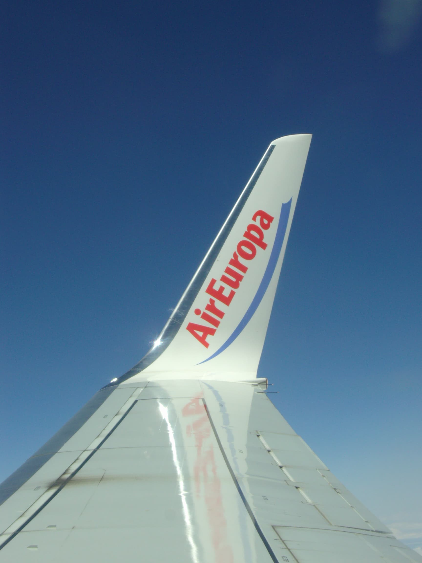 Air Europa vliegtuig in vlucht