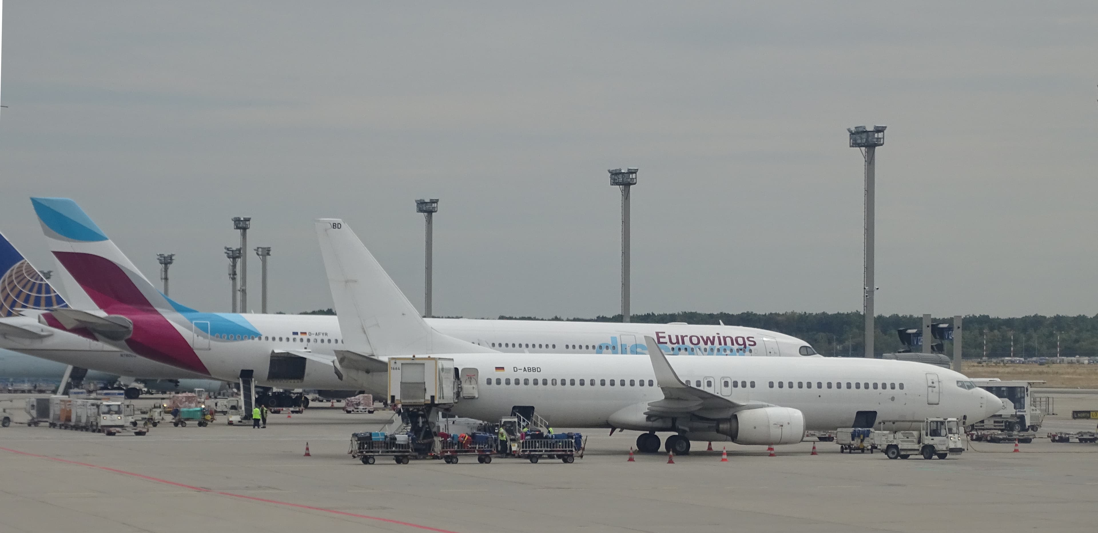 Eurowings (4U) vliegtuig in vlucht